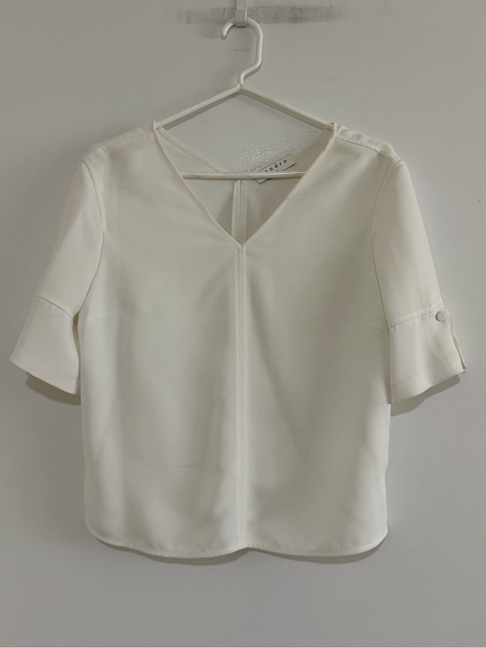 Sandro white shirt